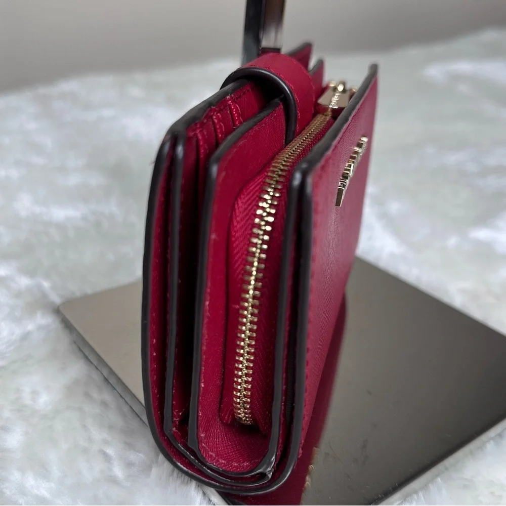 Michael Kors Red Bifold Wallet - Picture 4 of 14